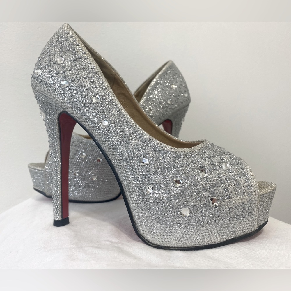Slightly worn heels